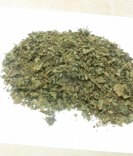 Zornia latifolia, fogliame tritato