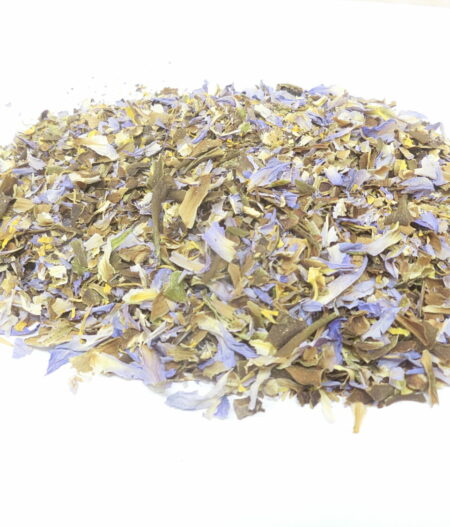 Loto blu (Nymphaea caerulea) - tritato, 100g